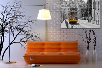 Модульная картина Трамвай