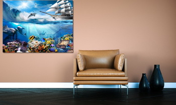 Модульная картина Водный мир 6837