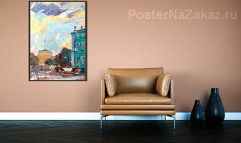 Модульная картина У Эрмитажа