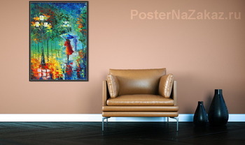 Модульная картина Вечерняя аллея