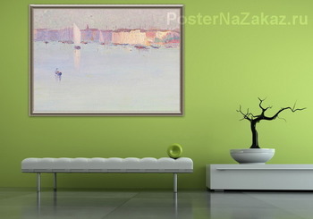 Модульная картина Раннее утро, Венеция