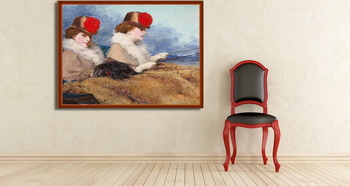 Модульная картина Две дамы в карете