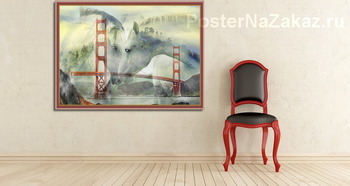 Модульная картина "Золотые ворота" Сан-Франциско