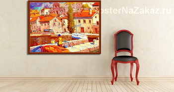 Модульная картина На причале