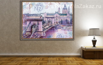 Модульная картина мост в Будапеште