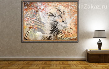 Модульная картина Париж винтаж