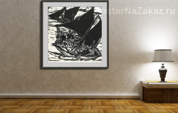 Модульная картина Парусная лодка у Фемарна