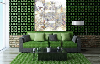 Модульная картина Архитектура мегаполиса