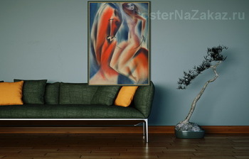 Модульная картина Купание красного коня