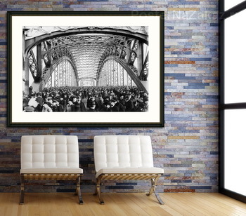 Модульная картина Открытие моста Петра Великого 1911