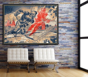 Модульная картина Хоккейная сборная