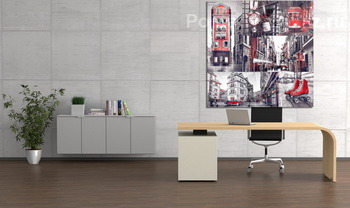 Модульная картина Ретро коллаж