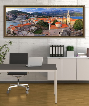 Модульная картина Будва. Старый город.