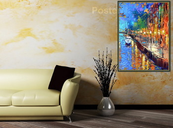 Модульная картина Вечерний блюз