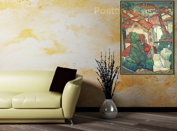 Модульная картина Сосна в Которе