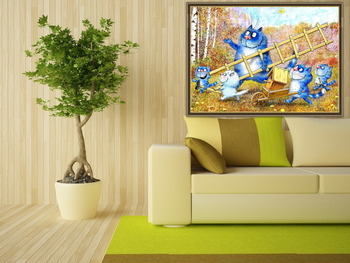 Модульная картина Апрель