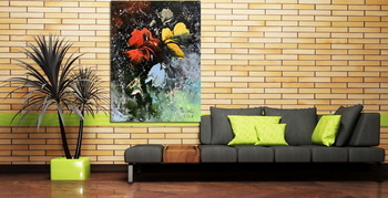 Модульная картина Цветы