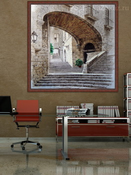 Модульная картина Улочки Барселоны