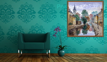 Модульная картина города Европы