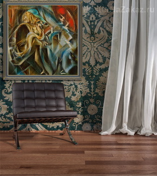 Модульная картина Изя шьет паруса 