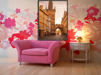 Модульная картина Осенняя Прага