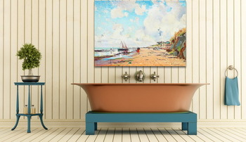 Модульная картина Прибрежный мотив от Виллервиля