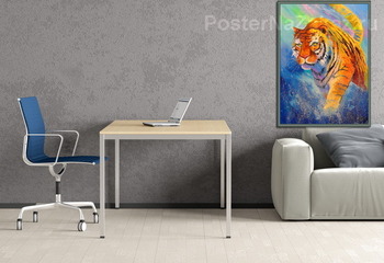 Модульная картина Тигр