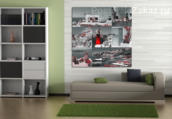 Модульная картина Виды Греции