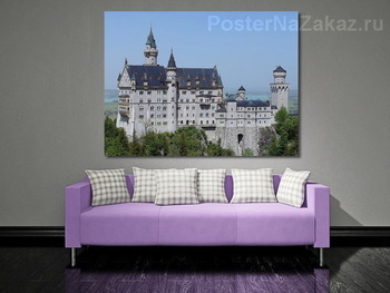 Модульная картина Бавария. Замок Нойшванштайн