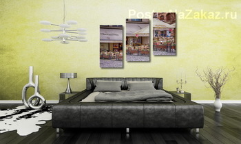 Модульная картина Кафе Праги
