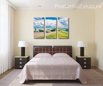 Модульная картина Плещеево озеро