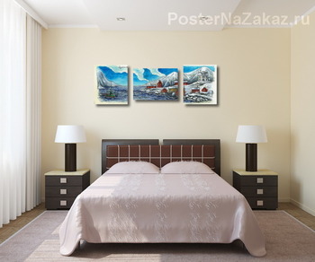 Модульная картина Лофотенские острова