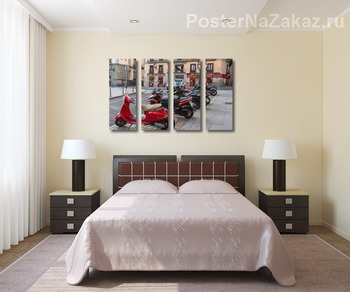 Модульная картина Мадрид