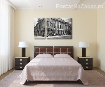 Модульная картина Дом Ушковой 1910  –  1917 ,  Россия,  Татарстан,  Казань