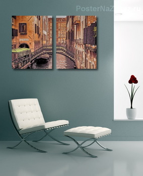 Модульная картина Каналы Венеции