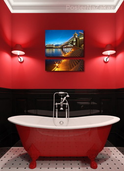 Модульная картина Мост Богдана Хмельницкого