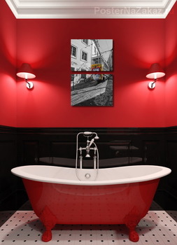 Модульная картина Трамвай