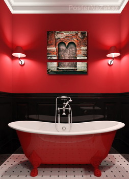 Модульная картина Урбанометрия. Геометрия цвета. Храм.