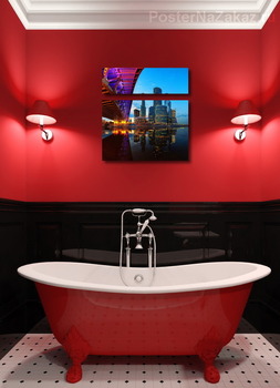 Модульная картина Москва-Сити