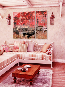 Модульная картина Старая Венеция