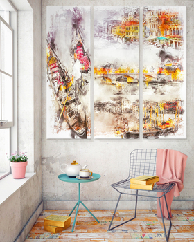 Модульная картина Прекрасная Венеция