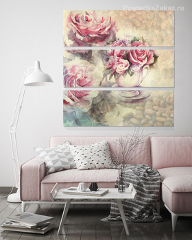 Модульная картина Сашка с розами