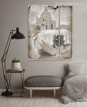 Модульная картина Путешествие по Венеции