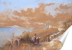   Постер Неаполитанский залив 1857