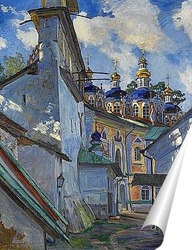  Звонница Псково-Печерского монастыря