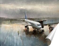   Постер Шереметьево. Нелётная погода. SVO. Gate 14