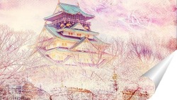   Постер Замок в Осаке