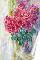   Постер Букет из роз, как вдохновенье