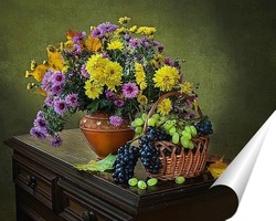   Постер Осень на комоде