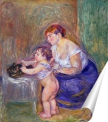  Мадемуазель Гримпел с красной лентой (Хелен Гримпел),1880
